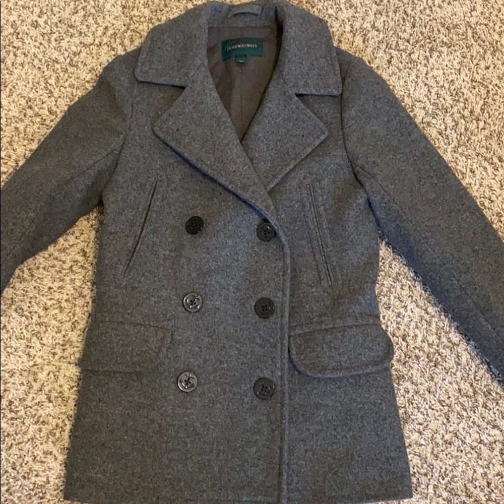 J. Crew Dock peacoat with Thinsulate, hardly worn